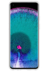 Nomfy Hoesje Geschikt voor OPPO Find X5 Pro Hoesje Siliconen Cover Case - Hoes Geschikt voor OPPO X5 Pro Hoes Back Case - Transparant