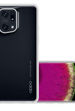 NoXx Hoes Geschikt voor OPPO Find X5 Pro Hoesje Cover Siliconen Back Case Hoes - Transparant