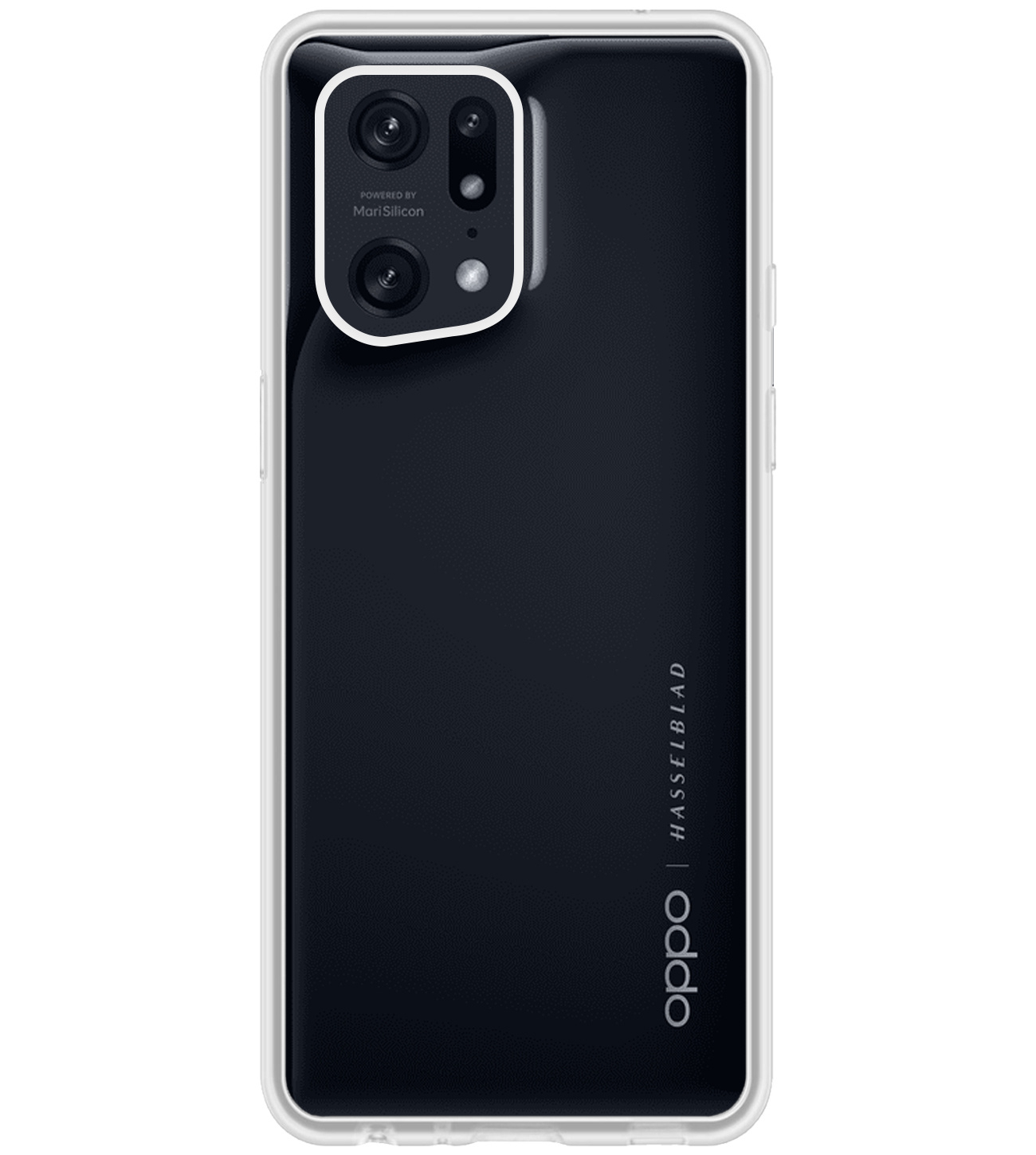BASEY. Hoes Geschikt voor OPPO Find X5 Pro Hoesje Siliconen Back Cover Case - Hoesje Geschikt voor OPPO X5 Pro Hoes Cover Hoesje - Rood - 2 Stuks