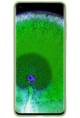 BASEY. Hoes Geschikt voor OPPO Find X5 Pro Hoesje Siliconen Back Cover Case - Hoesje Geschikt voor OPPO X5 Pro Hoes Cover Hoesje - Groen