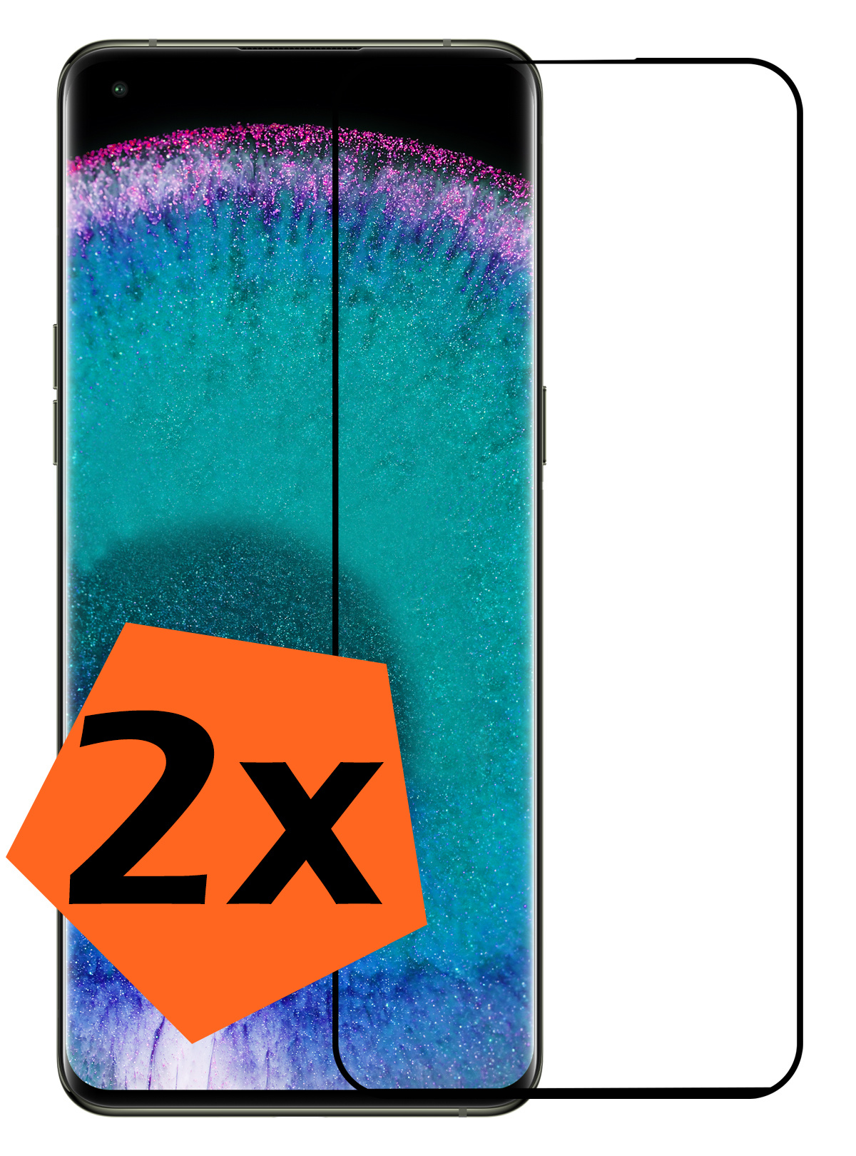 Nomfy Screenprotector Geschikt voor OPPO Find X5 Pro Screenprotector Bescherm Glas Tempered Glass - Screenprotector Geschikt voor OPPO X5 Pro Screen Protector - 2 PACK