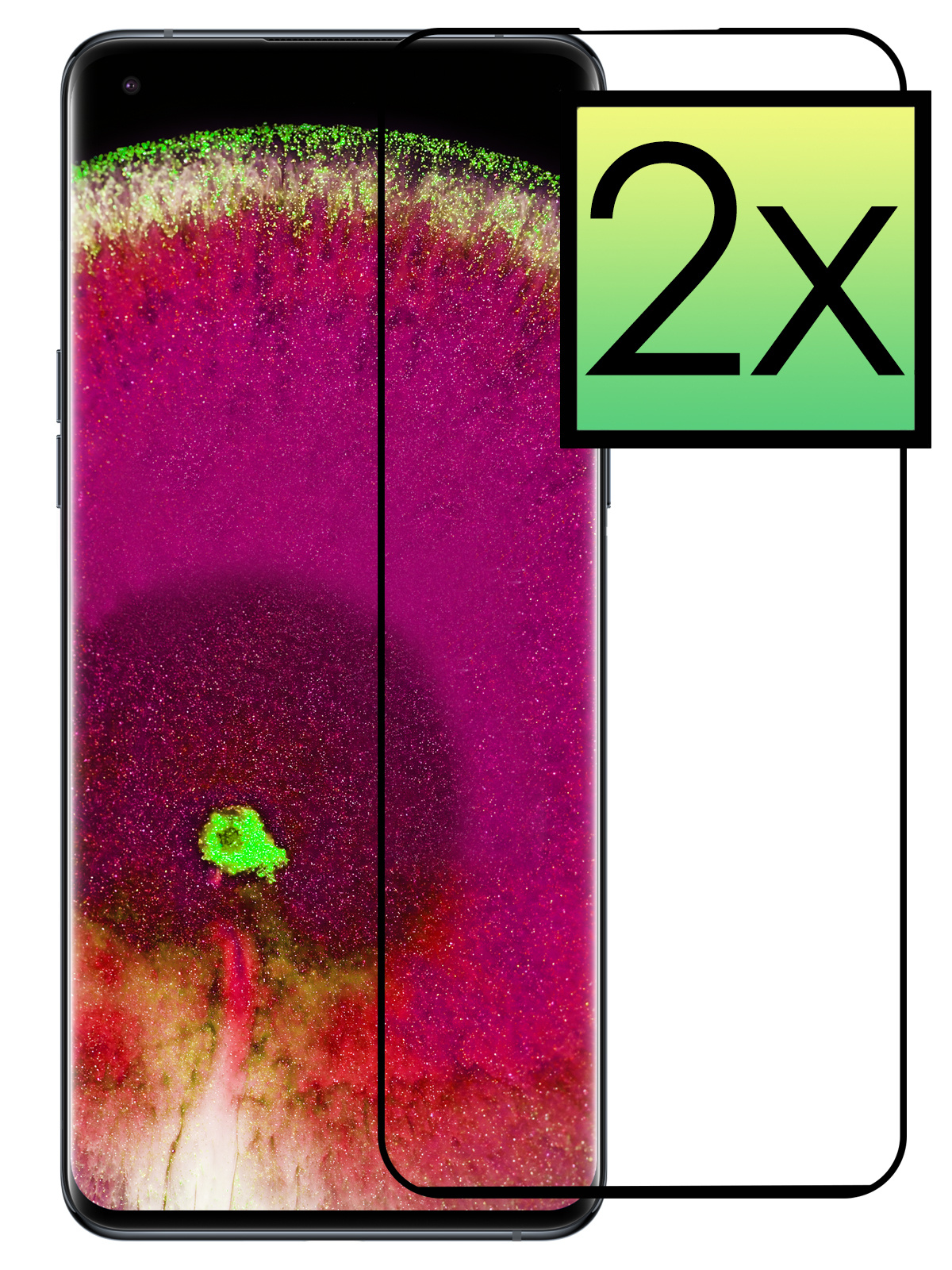 NoXx Screenprotector Geschikt voor OPPO Find X5 Pro Screenprotector Tempered Glass Gehard Glas Beschermglas - 2x