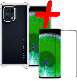 BASEY. BASEY. OPPO Find X5 Hoesje Shockproof Met Screenprotector