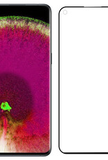 NoXx Hoes Geschikt voor OPPO Find X5 Hoesje Cover Siliconen Back Case Hoes Met Screenprotector - Zwart