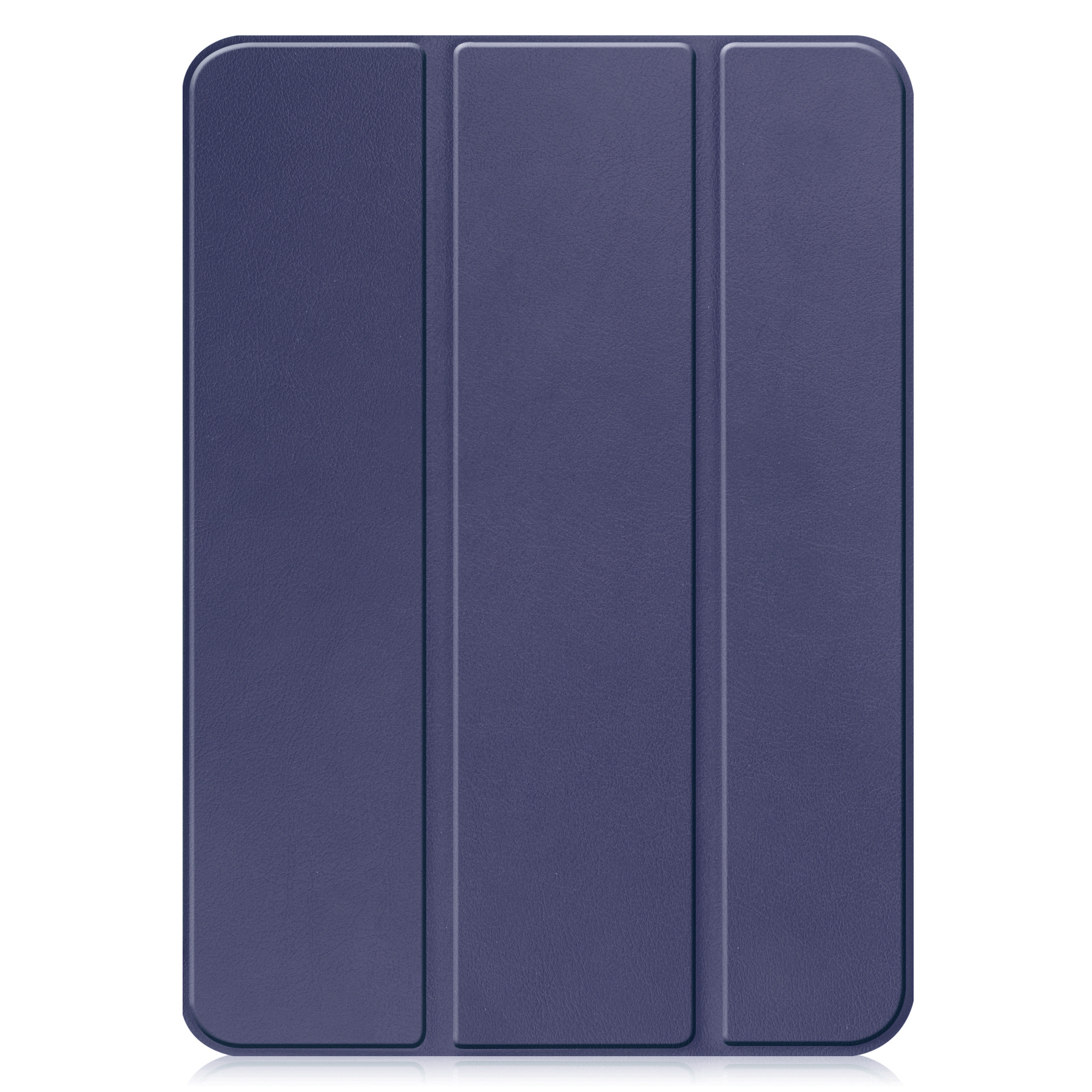 BASEY. Hoesje Geschikt voor iPad 2022 Hoes Case Tablet Hoesje Tri-fold - Hoes Geschikt voor iPad 10 Hoesje Hard Cover Bookcase Hoes - Donkerblauw
