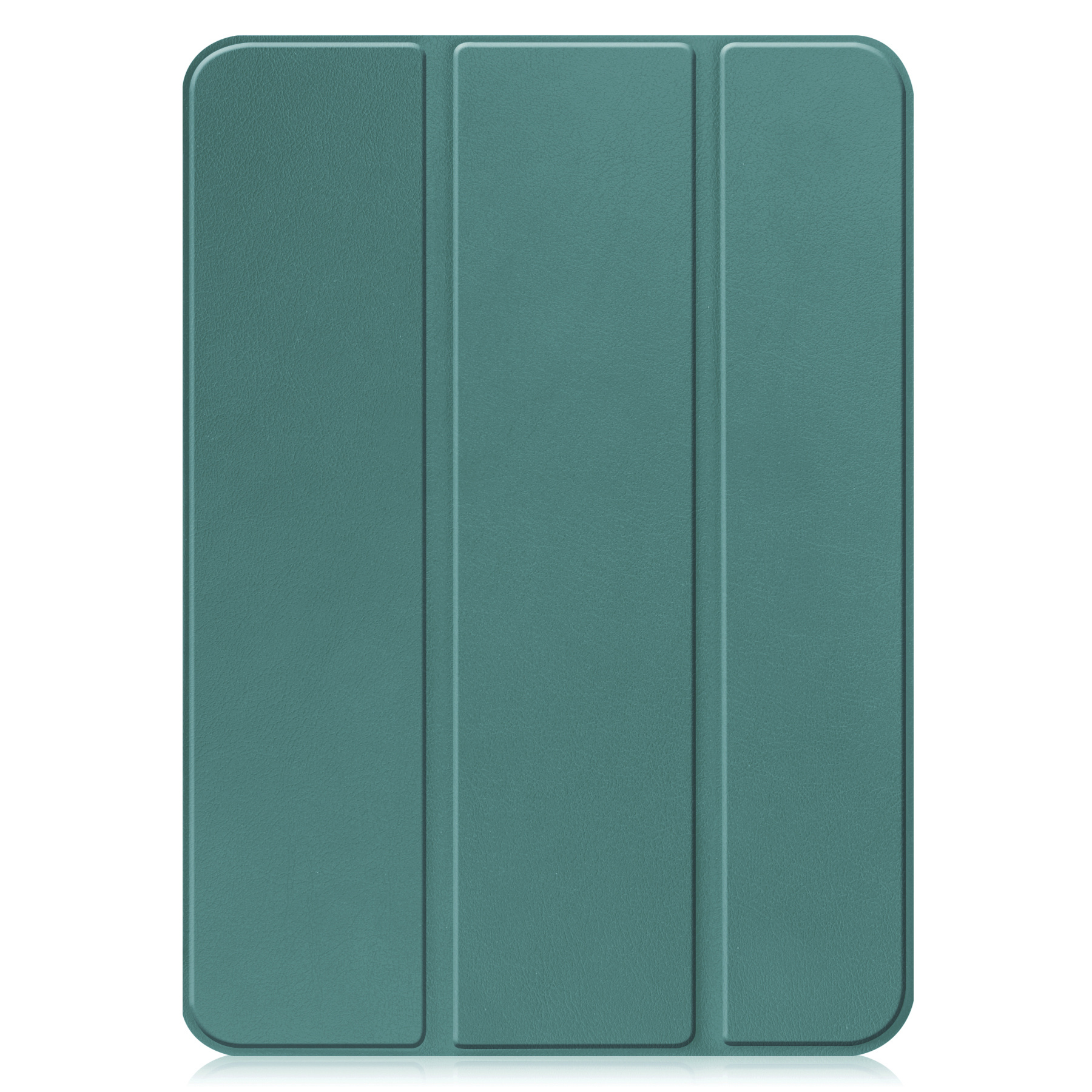 BASEY. Hoesje Geschikt voor iPad 2022 Hoes Case Tablet Hoesje Tri-fold - Hoes Geschikt voor iPad 10 Hoesje Hard Cover Bookcase Hoes - Donkergroen
