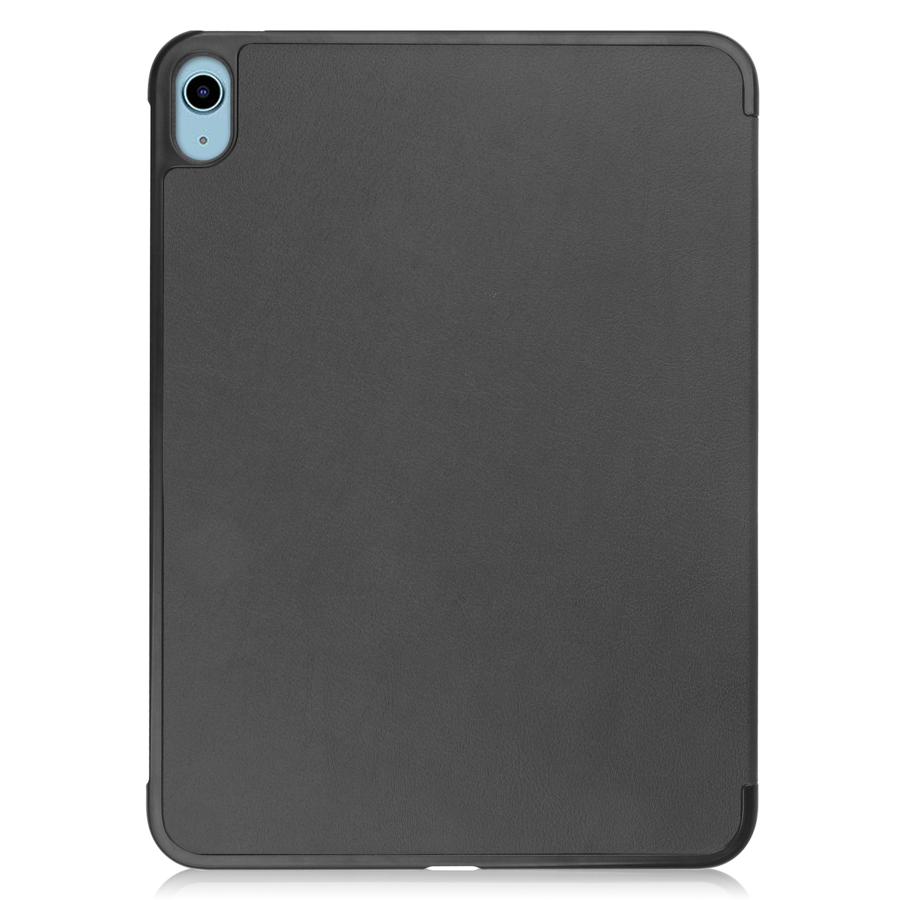 BASEY. Hoesje Geschikt voor iPad 2022 Hoes Case Tablet Hoesje Tri-fold - Hoes Geschikt voor iPad 10 Hoesje Hard Cover Bookcase Hoes - Zwart