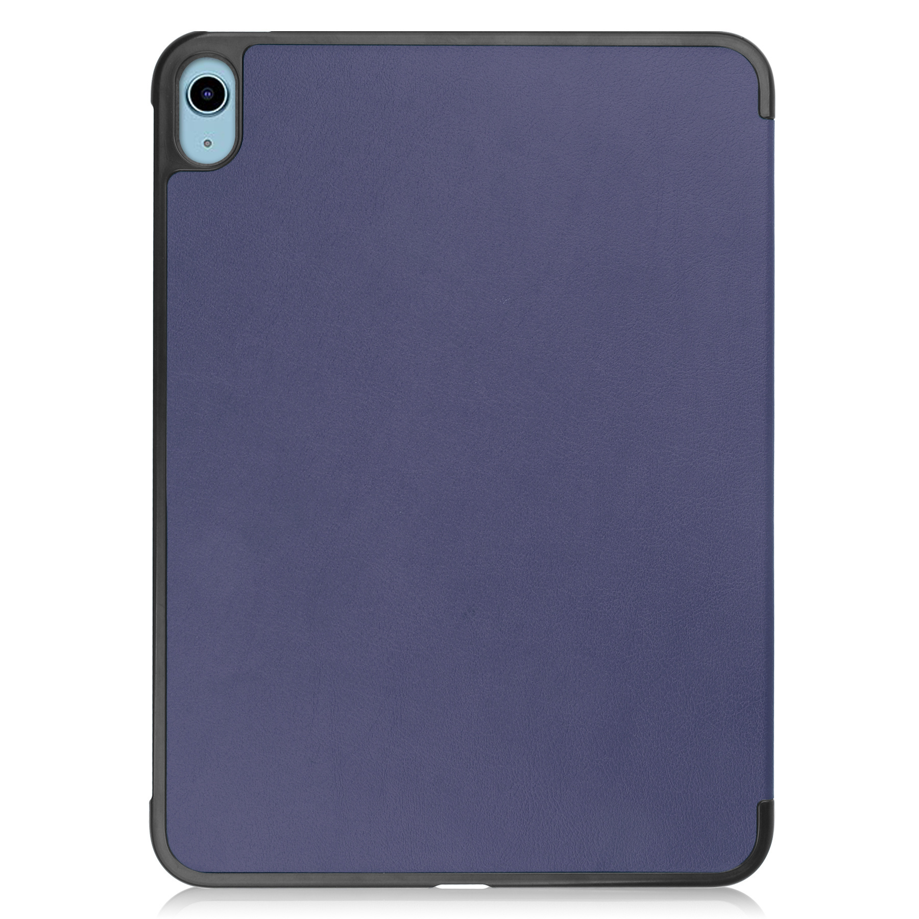 BASEY. Hoesje Geschikt voor iPad 2022 Hoes Case Tablet Hoesje Tri-fold Met Screenprotector - Hoes Geschikt voor iPad 10 Hoesje Hard Cover Bookcase Hoes - Donkerblauw