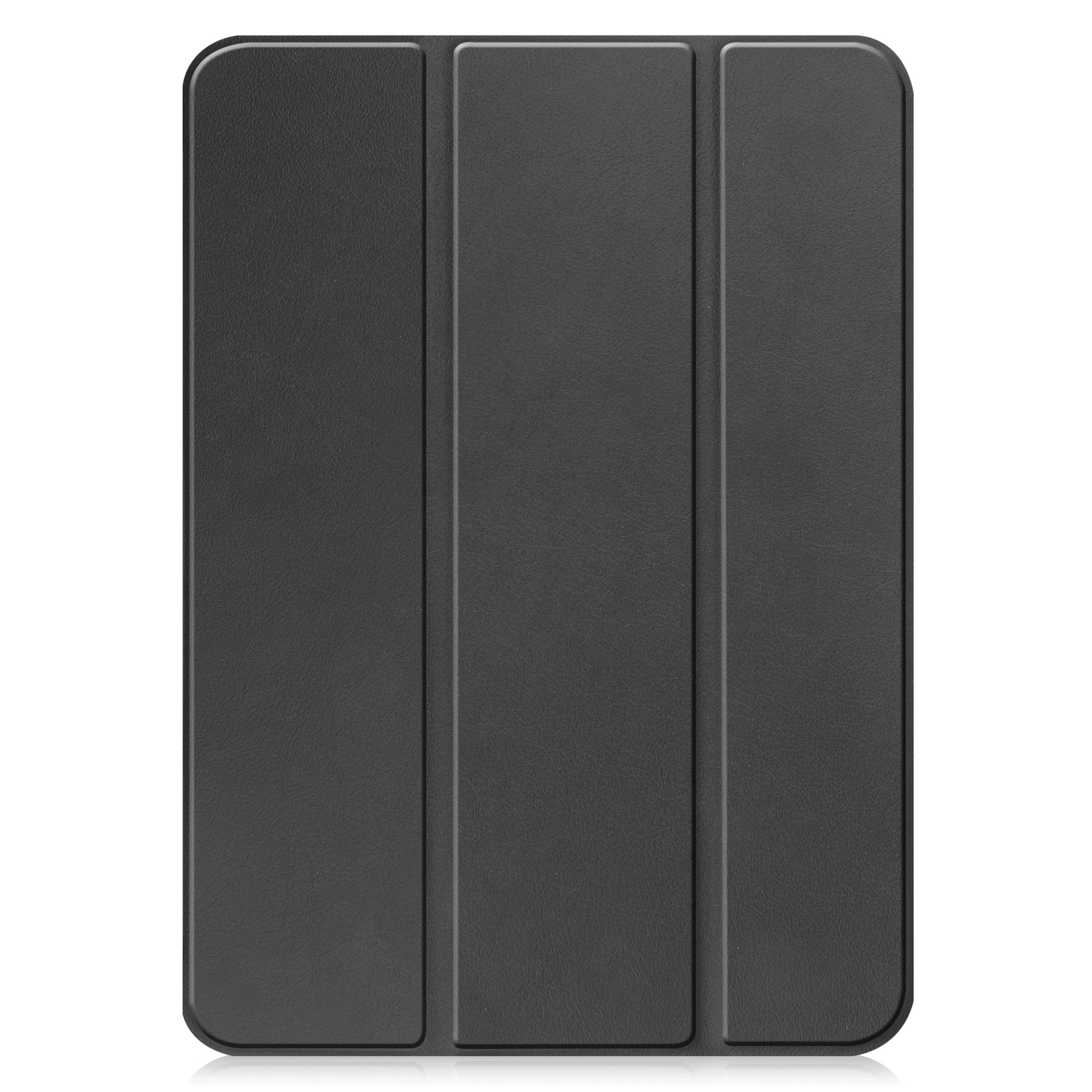 Nomfy Hoes Geschikt voor iPad 2022 Hoes Tri-fold Tablet Hoesje Case Met Screenprotector - Hoesje Geschikt voor iPad 10 Hoesje Hardcover Bookcase - Zwart