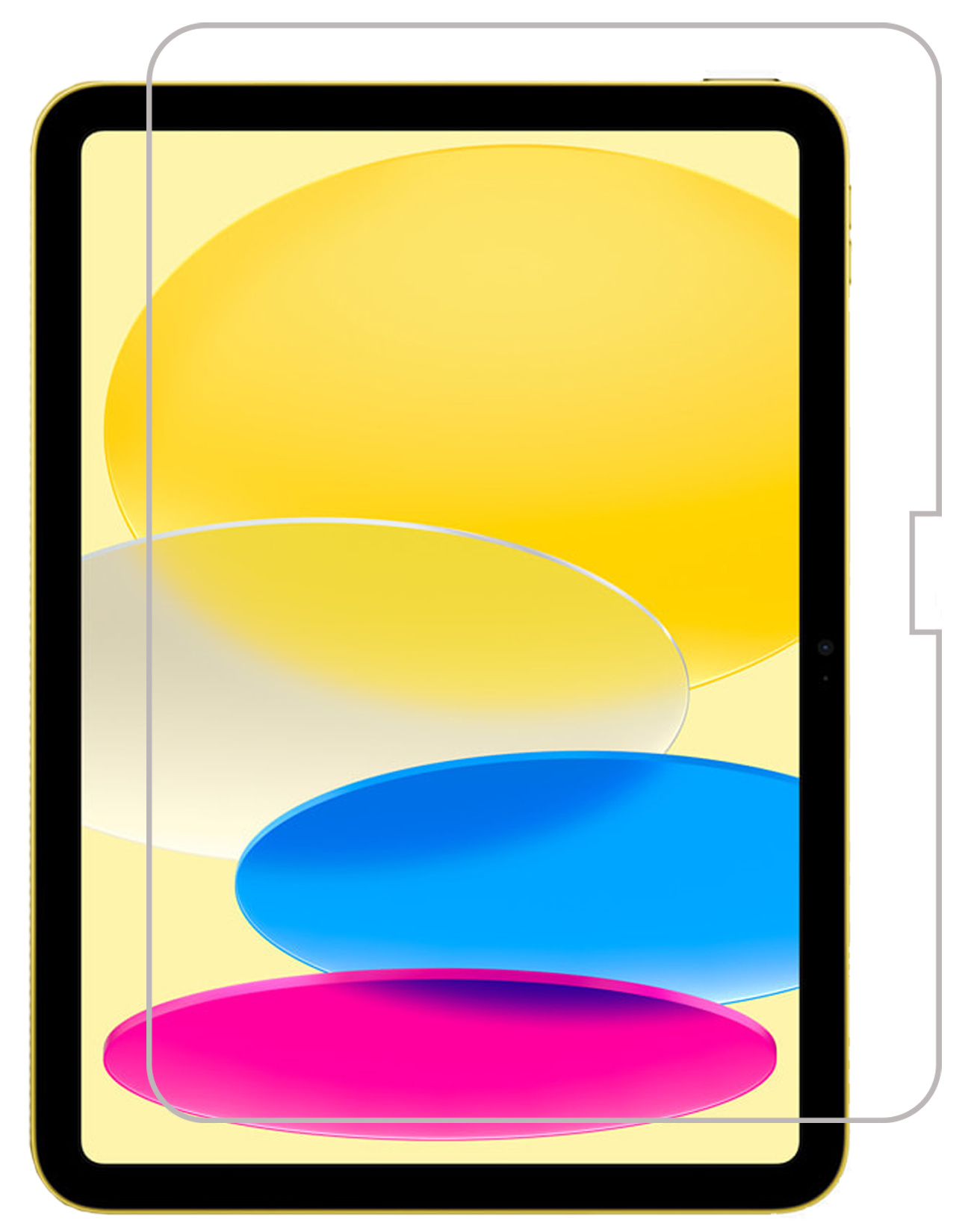 BASEY. Screenprotector Geschikt voor iPad 2022 Screenprotector Tempered Glass - Screenprotector Geschikt voor iPad 10 Screen Protector Beschermglas