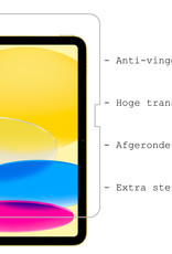 BASEY. Screenprotector Geschikt voor iPad 2022 Screenprotector Tempered Glass - Screenprotector Geschikt voor iPad 10 Screen Protector Beschermglas - 2 Stuks