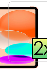 NoXx Screenprotector Geschikt voor iPad 2022 Screenprotector Bescherm Glas Screen Protector - 2x