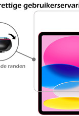 Nomfy Screenprotector Geschikt voor iPad 2022 Screenprotector Bescherm Glas - Screen Protector Geschikt voor iPad 10 Screenprotector Tempered Glass - 3 PACK