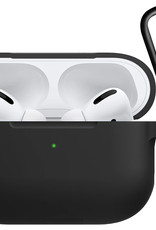 Nomfy Hoesje Geschikt voor AirPods Pro 2 Hoesje Siliconen Case Hoes - Hoesje Geschikt voor Apple AirPods Pro 2 Case - Zwart - 2 PACK