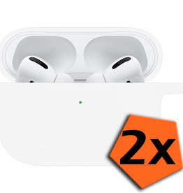 Nomfy Nomfy AirPods Pro 2 Hoesje - Wit - 2 PACK