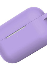 Nomfy Hoesje Geschikt voor AirPods Pro 2 Hoesje Siliconen Case Hoes - Hoesje Geschikt voor Apple AirPods Pro 2 Case - Lila - 2 PACK