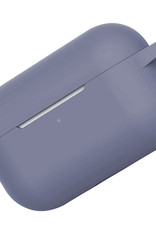 Nomfy Hoesje Geschikt voor AirPods Pro 2 Hoesje Siliconen Case Hoes - Hoesje Geschikt voor Apple AirPods Pro 2 Case - Grijsblauw - 2 PACK