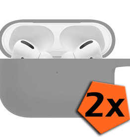 Nomfy Nomfy AirPods Pro 2 Hoesje - Grijs - 2 PACK