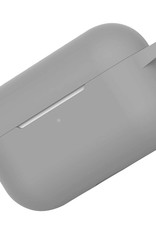 Nomfy Hoesje Geschikt voor AirPods Pro 2 Hoesje Siliconen Case Hoes - Hoesje Geschikt voor Apple AirPods Pro 2 Case - Grijs - 2 PACK