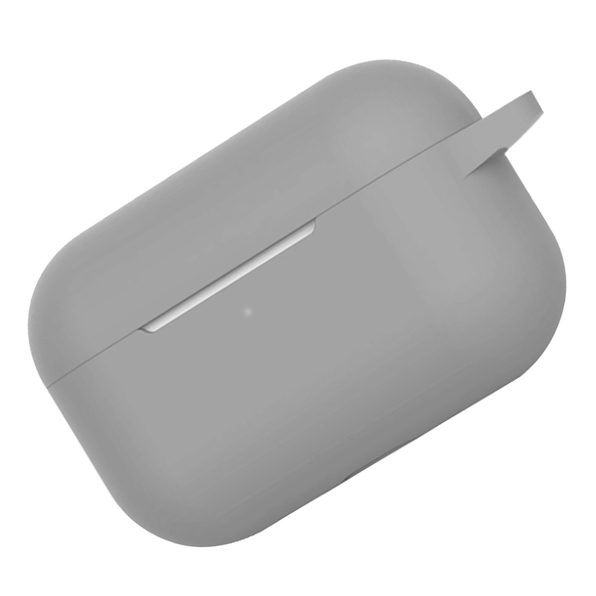 Nomfy Hoesje Geschikt voor AirPods Pro 2 Hoesje Siliconen Case Hoes - Hoesje Geschikt voor Apple AirPods Pro 2 Case - Grijs - 2 PACK