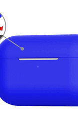 Nomfy Hoesje Geschikt voor AirPods Pro 2 Hoesje Siliconen Case Hoes - Hoesje Geschikt voor Apple AirPods Pro 2 Case - Blauw - 2 PACK