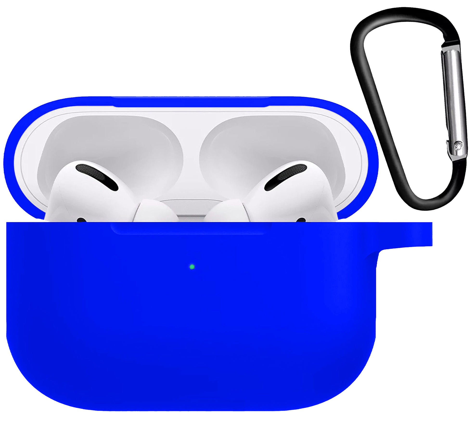 Nomfy Hoesje Geschikt voor AirPods Pro 2 Hoesje Siliconen Case Hoes - Hoesje Geschikt voor Apple AirPods Pro 2 Case - Blauw - 2 PACK