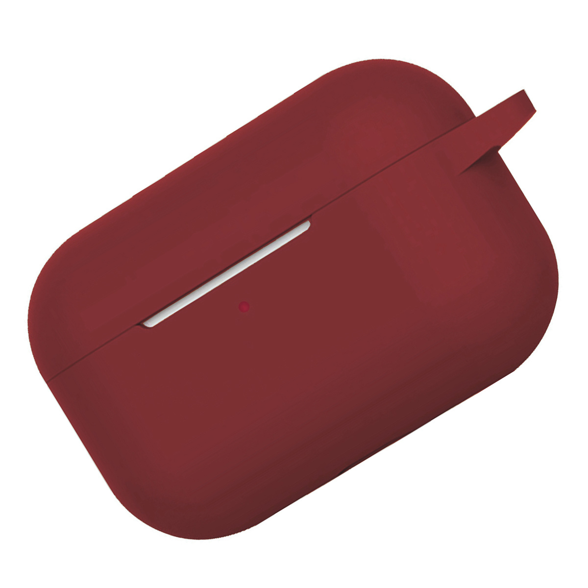 Nomfy Hoesje Geschikt voor AirPods Pro 2 Hoesje Siliconen Case Hoes - Hoesje Geschikt voor Apple AirPods Pro 2 Case - Wijnrood