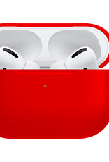 Nomfy Hoesje Geschikt voor AirPods Pro 2 Hoesje Siliconen Case Hoes - Hoesje Geschikt voor Apple AirPods Pro 2 Case - Rood