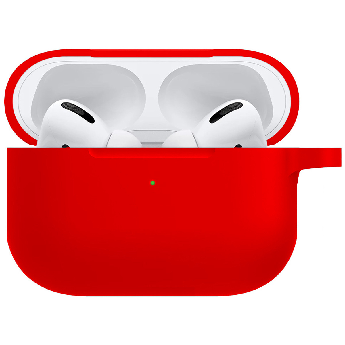 Nomfy Hoesje Geschikt voor AirPods Pro 2 Hoesje Siliconen Case Hoes - Hoesje Geschikt voor Apple AirPods Pro 2 Case - Rood