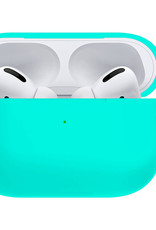 Nomfy Hoesje Geschikt voor AirPods Pro 2 Hoesje Siliconen Case Hoes - Hoesje Geschikt voor Apple AirPods Pro 2 Case - Mintgroen