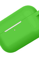 Nomfy Hoesje Geschikt voor AirPods Pro 2 Hoesje Siliconen Case Hoes - Hoesje Geschikt voor Apple AirPods Pro 2 Case - Groen
