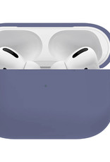 Nomfy Hoesje Geschikt voor AirPods Pro 2 Hoesje Siliconen Case Hoes - Hoesje Geschikt voor Apple AirPods Pro 2 Case - Grijsblauw