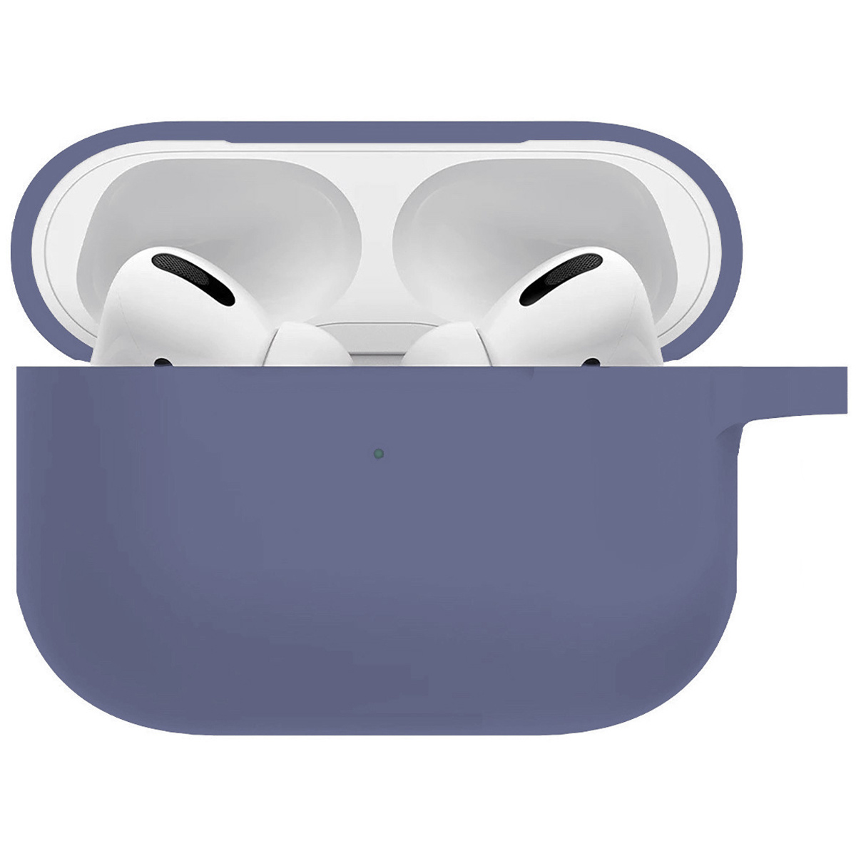 Nomfy Hoesje Geschikt voor AirPods Pro 2 Hoesje Siliconen Case Hoes - Hoesje Geschikt voor Apple AirPods Pro 2 Case - Grijsblauw