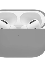 Nomfy Hoesje Geschikt voor AirPods Pro 2 Hoesje Siliconen Case Hoes - Hoesje Geschikt voor Apple AirPods Pro 2 Case - Grijs
