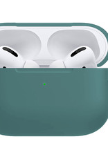 Nomfy Hoesje Geschikt voor AirPods Pro 2 Hoesje Siliconen Case Hoes - Hoesje Geschikt voor Apple AirPods Pro 2 Case - Donkergroen