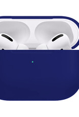 Nomfy Hoesje Geschikt voor AirPods Pro 2 Hoesje Siliconen Case Hoes - Hoesje Geschikt voor Apple AirPods Pro 2 Case - Donkerblauw
