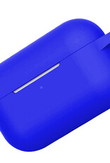 Nomfy Hoes Geschikt voor AirPods Pro 2 Hoesje Siliconen Case - Hoesje Geschikt voor AirPods Pro 2 Case Hoes - Blauw