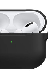 BASEY. Case Geschikt voor AirPods Pro 2 Hoesje Siliconen Hoes Cover - Hoes Geschikt voor Apple AirPods Pro 2 Case Siliconen - Zwart - 2 Stuks