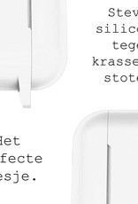 BASEY. Case Geschikt voor AirPods Pro 2 Hoesje Siliconen Hoes Cover - Hoes Geschikt voor Apple AirPods Pro 2 Case Siliconen - Wit - 2 Stuks