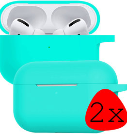 BASEY. BASEY. AirPods Pro 2 Hoesje - Mintgroen - 2 PACK