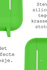 BASEY. Case Geschikt voor AirPods Pro 2 Hoesje Siliconen Hoes Cover - Hoes Geschikt voor Apple AirPods Pro 2 Case Siliconen - Groen - 2 Stuks