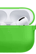 BASEY. Case Geschikt voor AirPods Pro 2 Hoesje Siliconen Hoes Cover - Hoes Geschikt voor Apple AirPods Pro 2 Case Siliconen - Groen - 2 Stuks