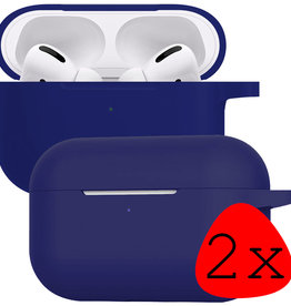 BASEY. BASEY. AirPods Pro 2 Hoesje - Donkerblauw - 2 PACK