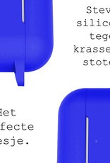 BASEY. Case Geschikt voor AirPods Pro 2 Hoesje Siliconen Hoes Cover - Hoes Geschikt voor Apple AirPods Pro 2 Case Siliconen - Blauw - 2 Stuks