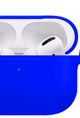 BASEY. Case Geschikt voor AirPods Pro 2 Hoesje Siliconen Hoes Cover - Hoes Geschikt voor Apple AirPods Pro 2 Case Siliconen - Blauw - 2 Stuks
