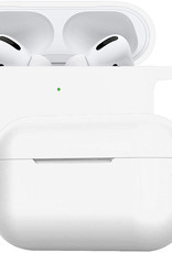 BASEY. Case Geschikt voor AirPods Pro 2 Hoesje Siliconen Hoes Cover - Hoes Geschikt voor Apple AirPods Pro 2 Case Siliconen - Wit