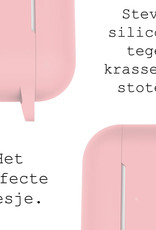 BASEY. Case Geschikt voor AirPods Pro 2 Hoesje Siliconen Hoes Cover - Hoes Geschikt voor Apple AirPods Pro 2 Case Siliconen - Lichtroze