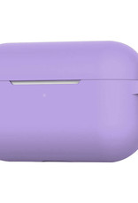 BASEY. Case Geschikt voor AirPods Pro 2 Hoesje Siliconen Hoes Cover - Hoes Geschikt voor Apple AirPods Pro 2 Case Siliconen - Lila