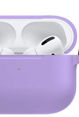 BASEY. Case Geschikt voor AirPods Pro 2 Hoesje Siliconen Hoes Cover - Hoes Geschikt voor Apple AirPods Pro 2 Case Siliconen - Lila