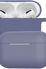 BASEY. Case Geschikt voor AirPods Pro 2 Hoesje Siliconen Hoes Cover - Hoes Geschikt voor Apple AirPods Pro 2 Case Siliconen - Grijsblauw